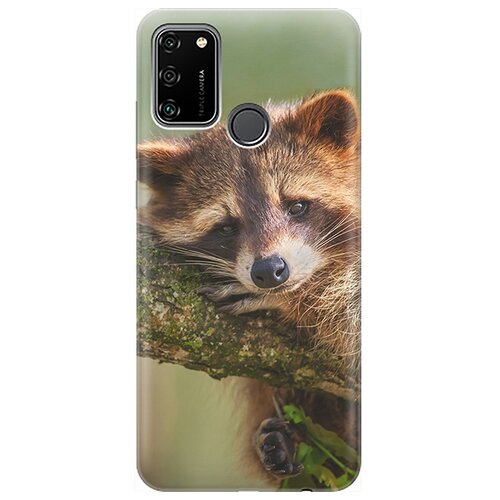 фото Ультратонкий силиконовый чехол-накладка для honor 9a с принтом gosso