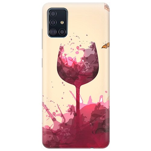 фото Re:pa чехол - накладка artcolor для samsung galaxy a51 с принтом "летнее вино"
