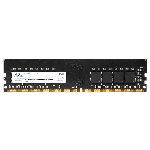 Оперативная память Netac 16 ГБ DDR4 DIMM CL19 NTBSD4P26SP-16 оперативная память netac 4 гб ddr4 2666 мгц dimm cl19 ntbsd4p26sp 04