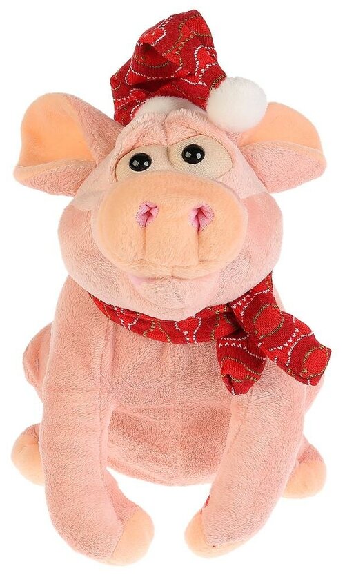 Мягкая игрушка Мульти-Пульти Свинка, 30 см, розовый