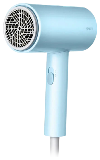 Фен для волос Xiaomi SMATE Eyebrow Negative Ion Soft Hair Dryer (SH-1802) Blue