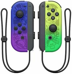 Геймпад совместимый с Nintendo Switch, 2 контроллера Joy-Con L/R (синий-зеленый Splatoon)