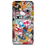 Чехол наклейка виниловый SKINZRU для Apple iPhone 11 Pro Max STICKER BOMB KATE - изображение