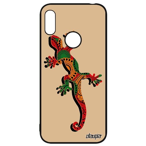 фото Чехол на y6 2019, "саламандра" варан ящерица utaupia