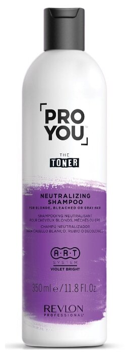 Revlon Professional шампунь Pro You Toner Neutralizing Shampoo для светлых, обесцвеченных и седых волос, 350 мл