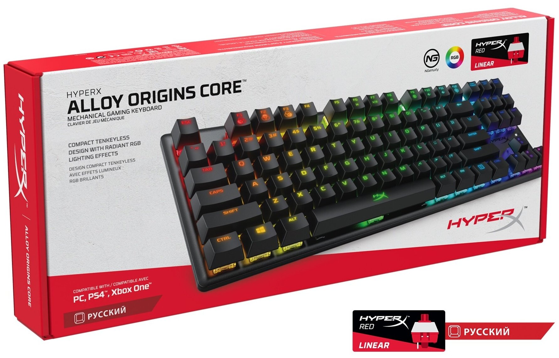 Игровая клавиатура HyperX Alloy Origins Core