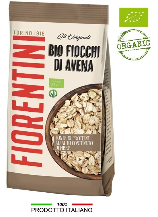 Хлопья овсяные органические Fiorentini BIO Италия 12x500г - фотография № 2