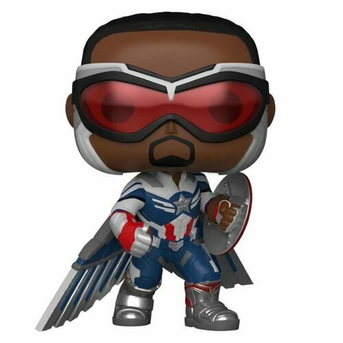 Фигурка Funko POP! The Falcon and the Winter Soldier. Captain America (Pose) фигурка funko pop marvel studios the falcon winter soldier captain america 814 51630