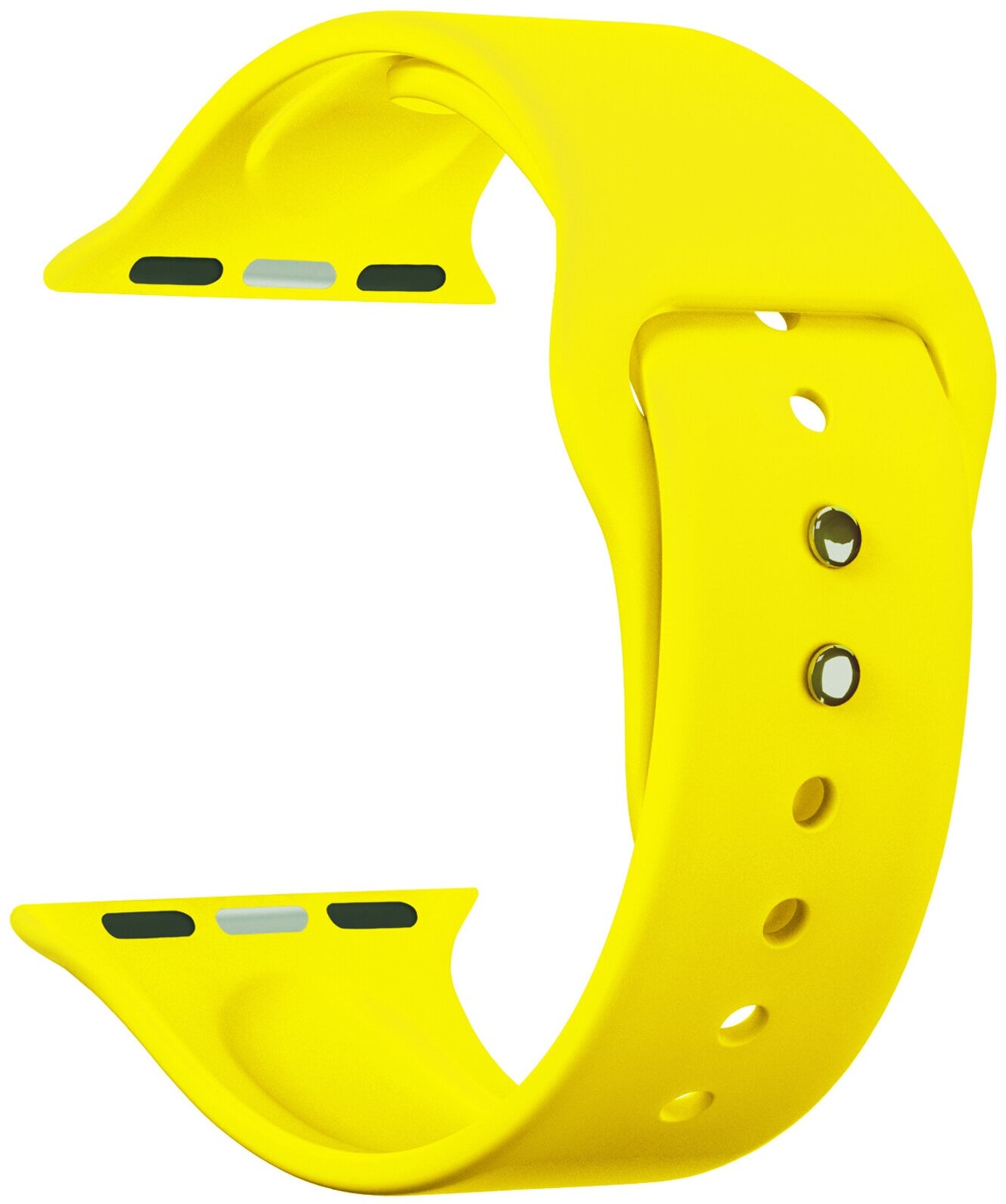 Силиконовый ремешок для Apple Watch 42/44 mm LYAMBDA ALTAIR DS-APS08-44-YL Yellow