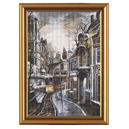 фото Ре3109 набор для вышивания 'нова слобода' 'трамвайный путь', 28х41 см nova sloboda