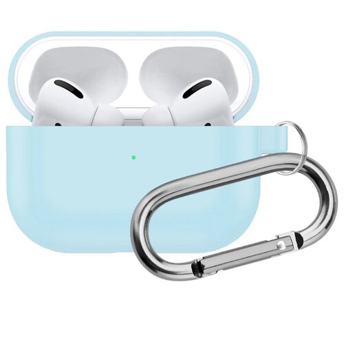 фото Чехол для apple airpods pro силиконовый innozone hang case - небесно-синий (app-20c-mk-02)