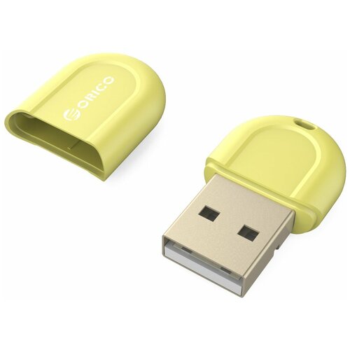 Bluetooth адаптер ORICO BTA-408, лимонный адаптер usb bluetooth orico bta 408 желтый