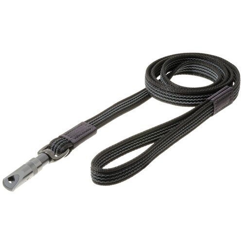 Поводок для собак ZooOne с карабином профессиональный с латексом (Эволюшн) 3 м 20 мм черный