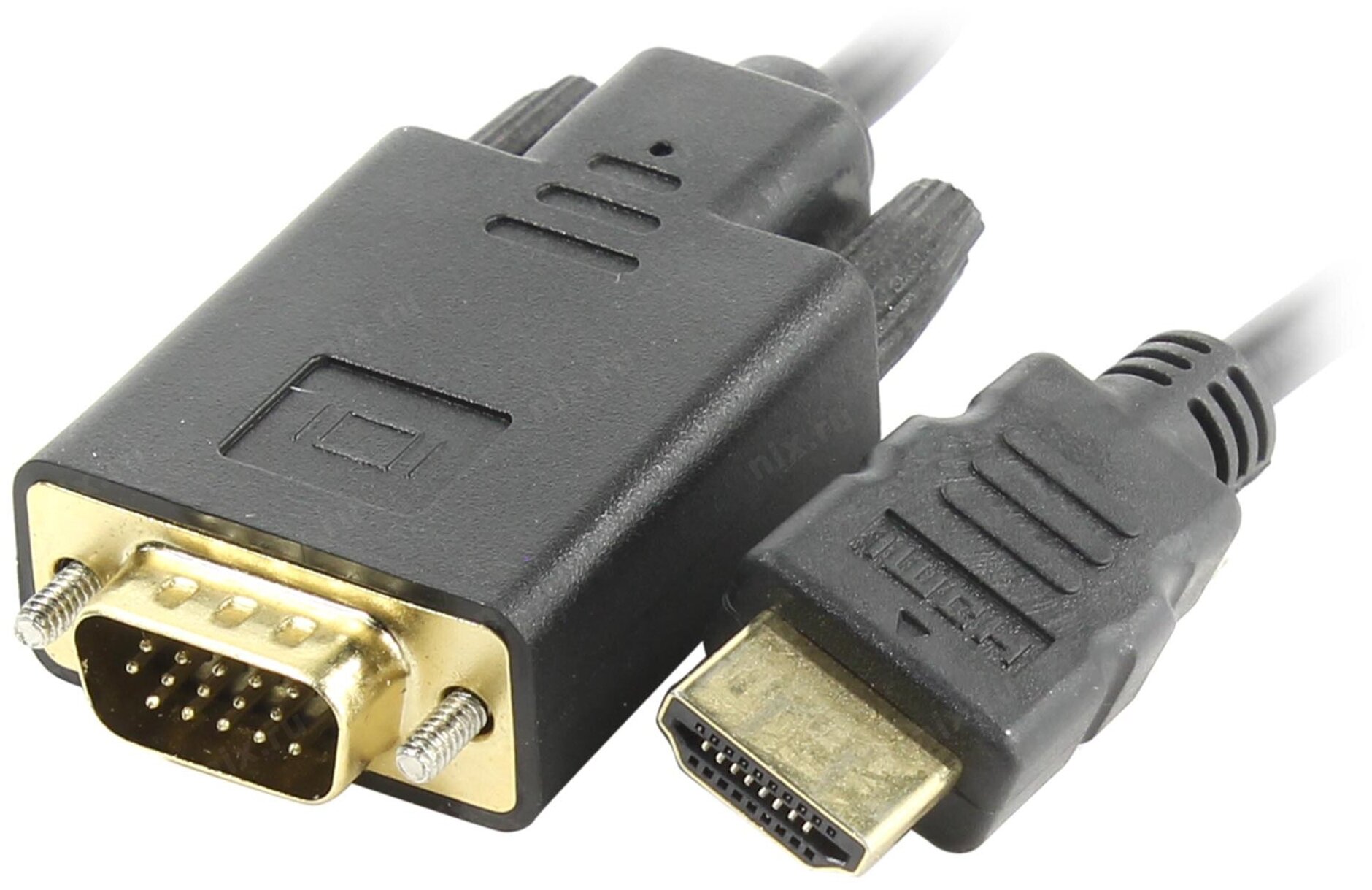 Кабель-переходник сигнальный HDMI-VGA 1.8m CG596-1.8M Vcom - фото №2