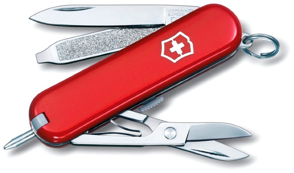 Нож перочинный Victorinox Signature (0.6225) 58мм 7функций красный