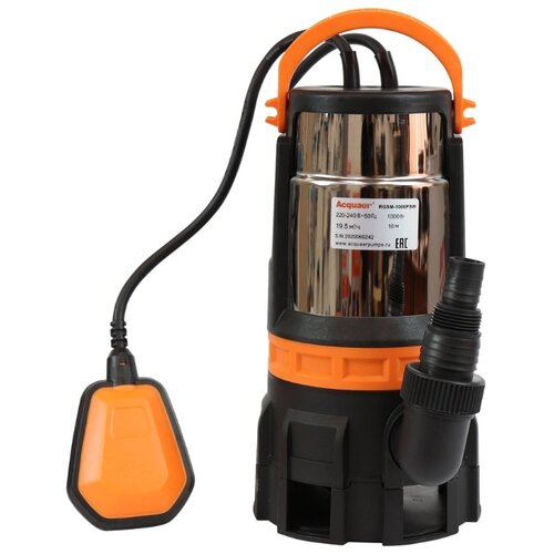 фото Насос погружной центробежный acquaer rgsm-1000psw нерж.