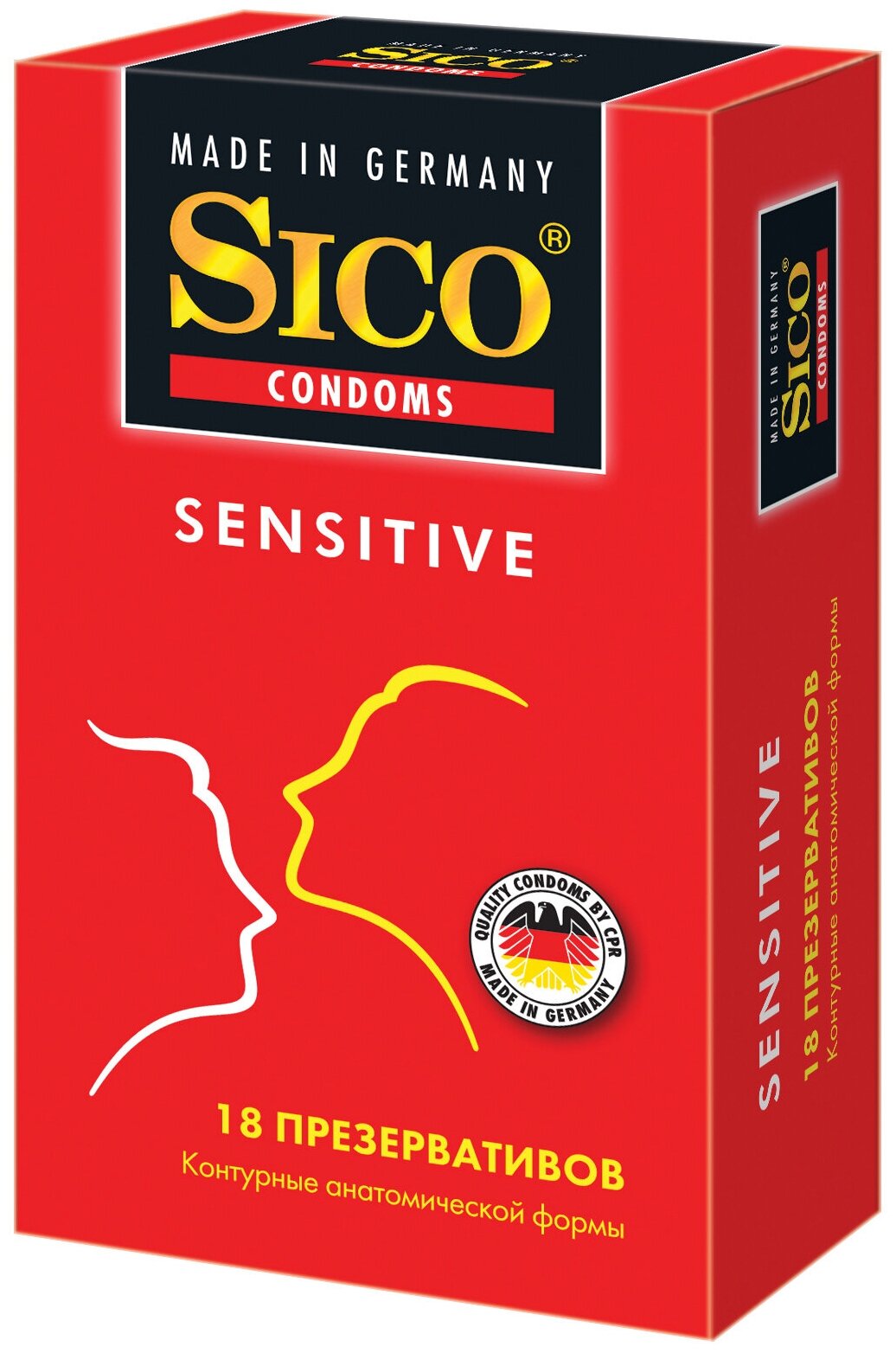 Презервативы SICO Sensitive Контурные анатомической формы 18 шт.