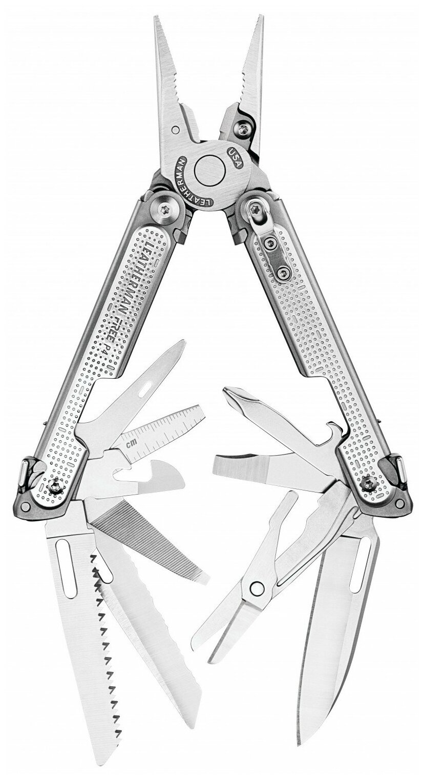 Мультитул Leatherman Free P4 (832642) 100мм 21функций серебристый - фото №1