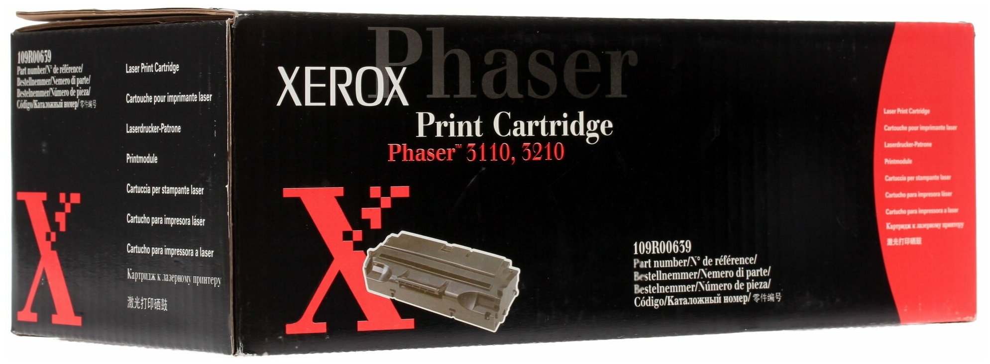 Тонер-картридж XEROX 109R00639 черный для Phaser 3110/3210