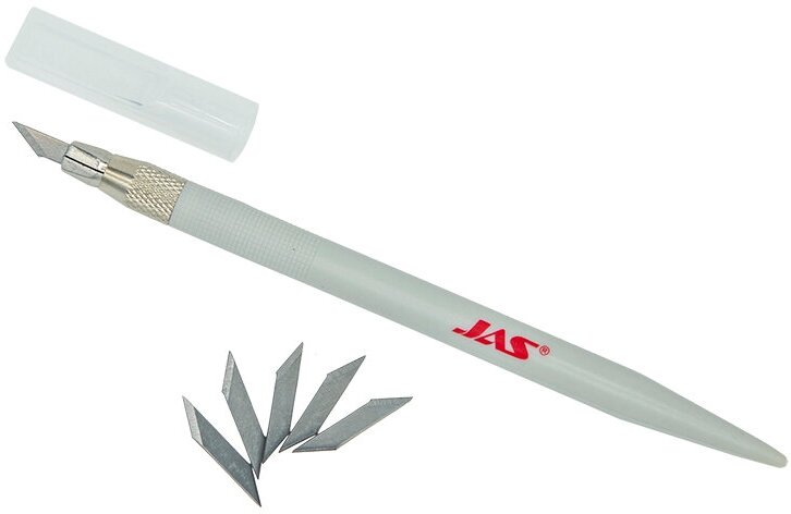 Jas 4022 Нож с цанговым зажимом, пластиковая ручка