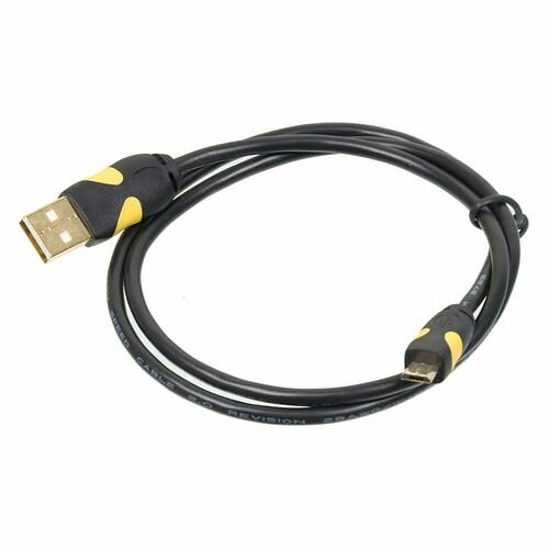 Кабель 2A Smooth connector, micro USB (m) - USB (m), 0.75м, 2A, черный
