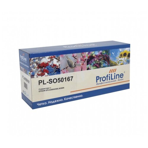 Картридж ProfiLine PL-S050167, 3000 стр, черный картридж profiline pl 106r01604 bk 3000 стр черный