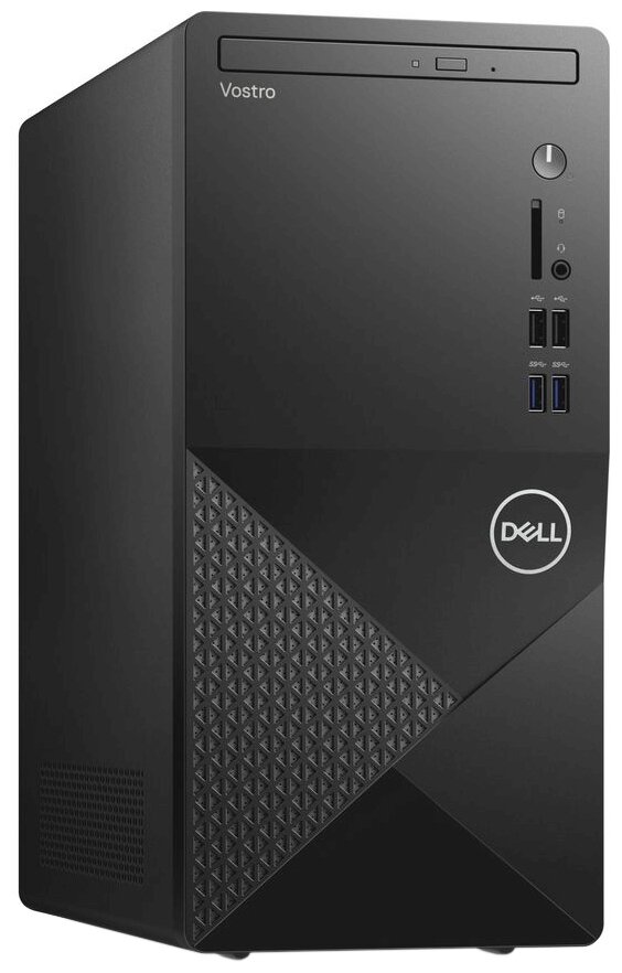 Настольный компьютер DELL Vostro 3888 MT (3888-9993) Intel Pentium Gold G6400, 4 ГБ RAM, 1 ТБ HDD, Intel UHD Graphics 610, Linux, 260 Вт, черный