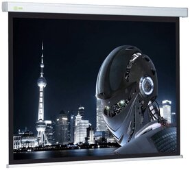 Рулонный матовый белый экран cactus Wallscreen CS-PSW-128x170