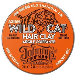 JOHNNY'S CHOP SHOP Глина Wild Cat Hair Clay, сильная фиксация