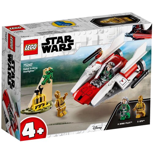 Конструктор LEGO Star Wars 75247 Звёздный истребитель типа А, 62 дет. конструктор lego star wars 75247 звёздный истребитель типа а 62 дет