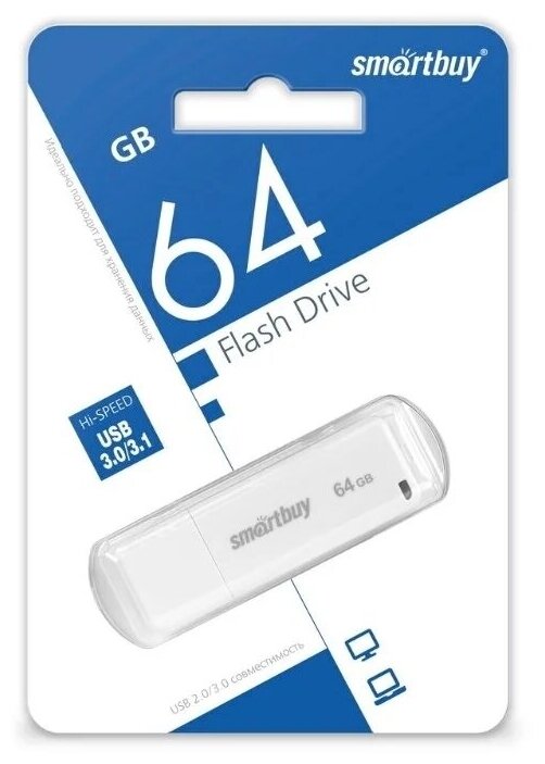 SMART BUY SB64GBLM-W3 Карта памяти USB 64GB SMART BUY