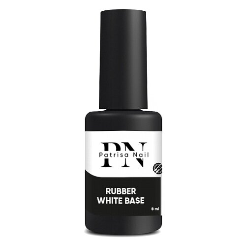 Patrisa Nail Базовое покрытие Rubber Base, white, 8 мл, 20 г