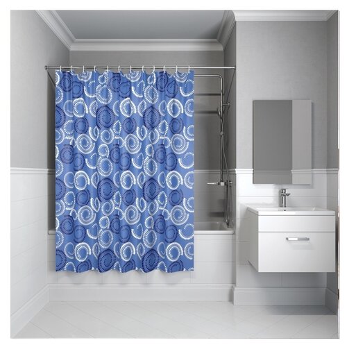 фото Штора для ванной комнаты iddis b60p218i11 200х180 см полиэстер