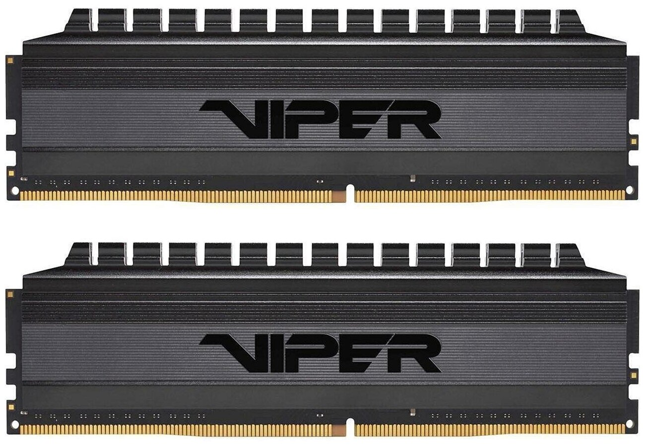 Оперативная память Patriot Memory DDR4 32Gb (2x16Gb) 3000MHz pc-24000 Viper Steel