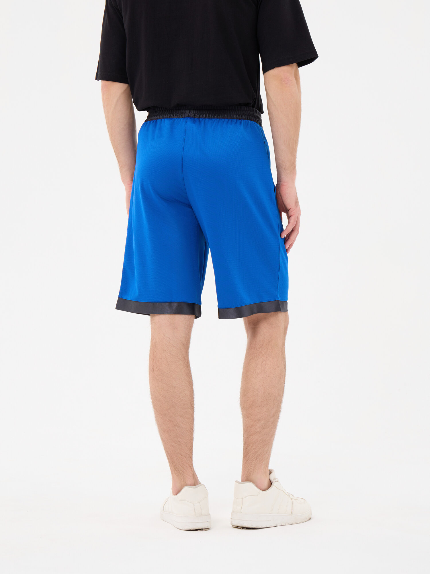 Шорты Reebok Basketball, размер S INT, синий/черный — фото 1