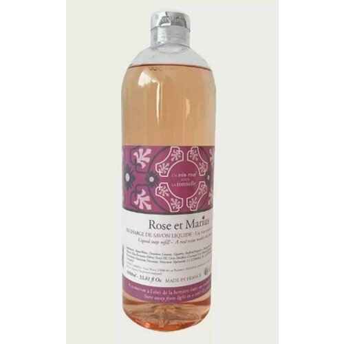 Шампунь Rose & Marius натуральный парфюмированный запасной блок, 1 л soliflore rose de grasse diffusor