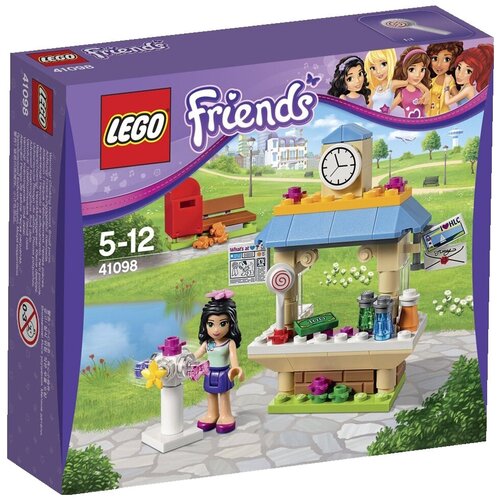 LEGO Friends 41098 Информационный киоск Эммы, 98 дет. конструктор bl туристический киоск эммы 10543 френдс 41098 101 деталь