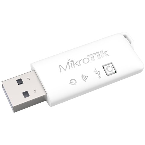 Wi-Fi адаптер MikroTik Woobm-USB, белый медиаконвертер mikrotik rbftc11