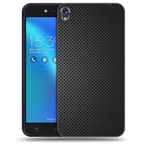 фото Дизайнерский пластиковый чехол для asus zenfone live металл 100gadgets