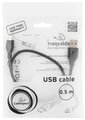 USB аксессуар (GEMBIRD/Cablexpert (09738) CCP-MUSB2-AMBM-0.5M AM/microBM 5P)