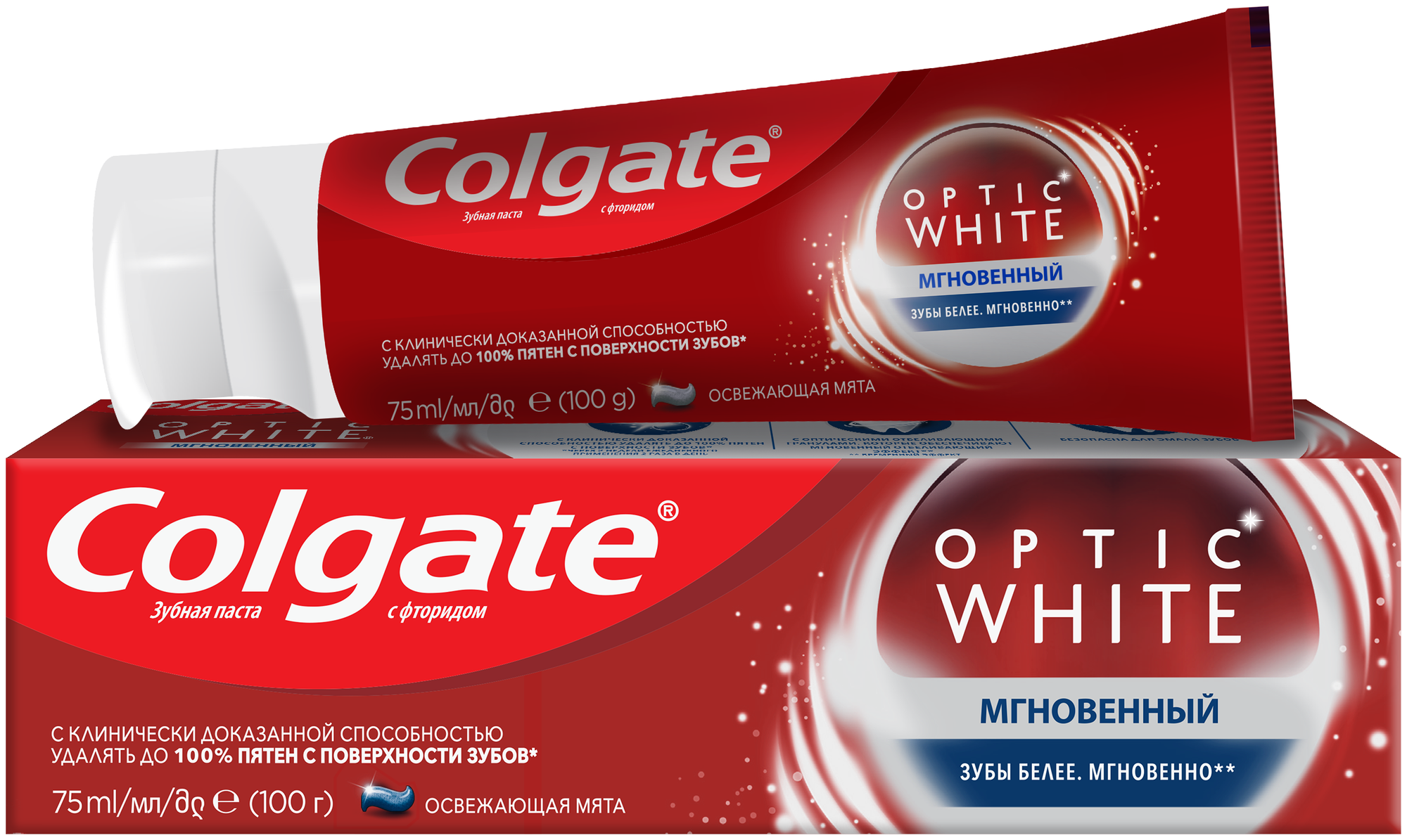 COLGATE Optic White Мгновенный отбеливающая зубная паста, 75 мл