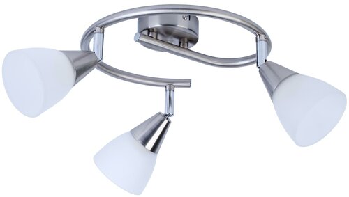 Спот Toplight Keziah TL1232Y-03SN, E14, 120 Вт, кол-во ламп: 3 шт., цвет: хром