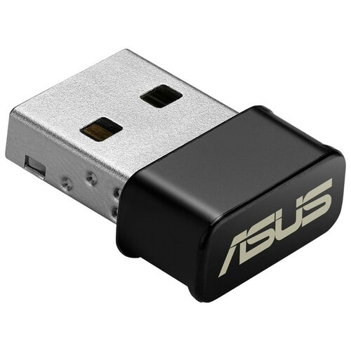 Сетевой адаптер ASUS USB-AC53 Nano, черный wi fi ac адаптер usb 600m 802 11ac 2 4 и 5 ггц windows linux