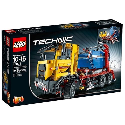 Конструктор LEGO Technic 42024 Контейнеровоз, 948 дет. конструктор lego creator 10241 контейнеровоз maersk 1518 дет