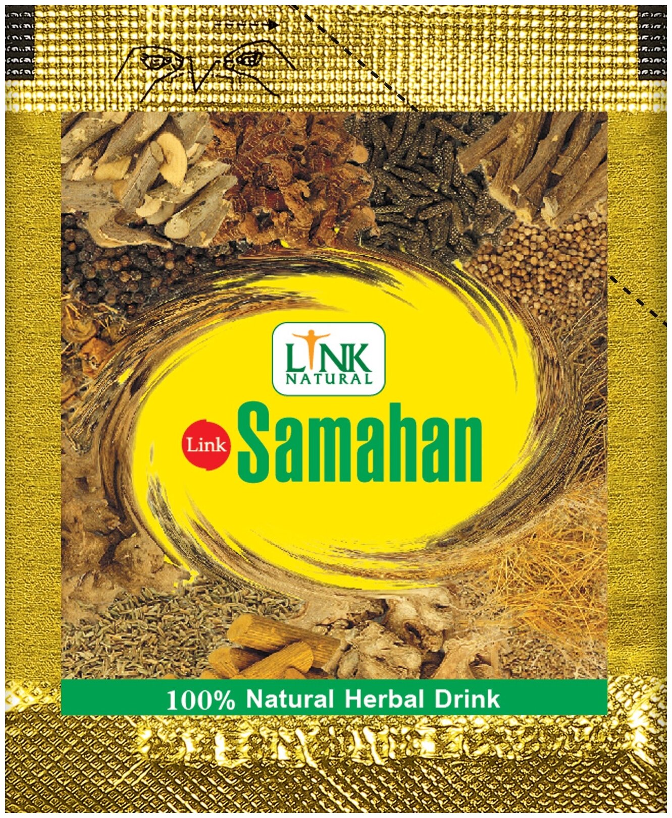 Напиток растворимый, от простуды - Самахан (Samahan) 4 гр, Link Natural - фотография № 2