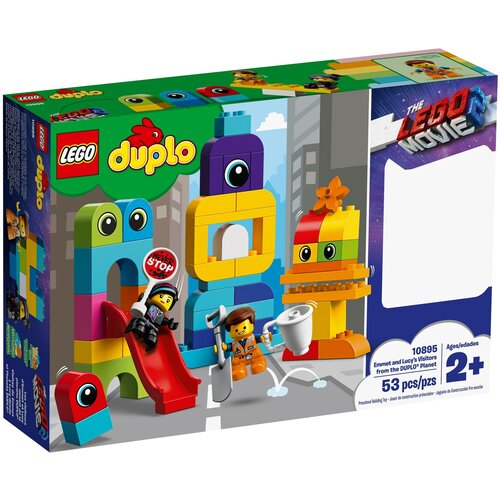 Конструктор LEGO DUPLO 10895 Пришельцы Эммет и Люси с планеты Дупло, 53 дет. конструктор lego the lego movie 70814 робот конструктор эммета