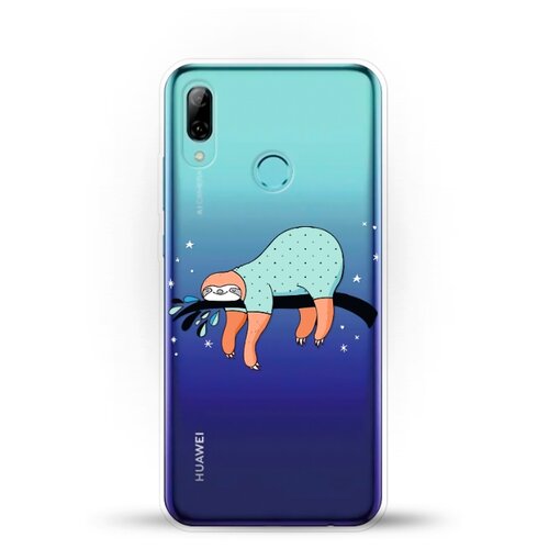 фото Силиконовый чехол ленивец на ветке на huawei p smart (2019) andy & paul