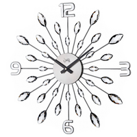 Часы настенные кварцевые Tomas Stern 8054/8055, серебристый