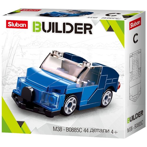 SLUBAN Builder M38-B0885C, 44 дет. sluban builder m38 b0920b ретро автомобиль b 44 дет