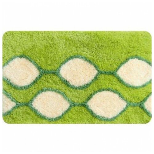 фото Коврик iddis curved lines green 80x50